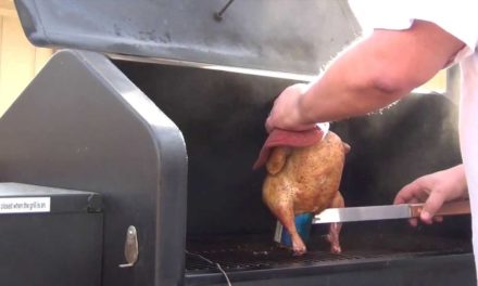 Beer Can Chicken on the GMG Pellet Grill