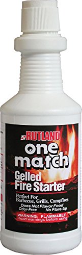 Rutland One Match Gelled Fire Starter, 32 Fluid Ounce Review