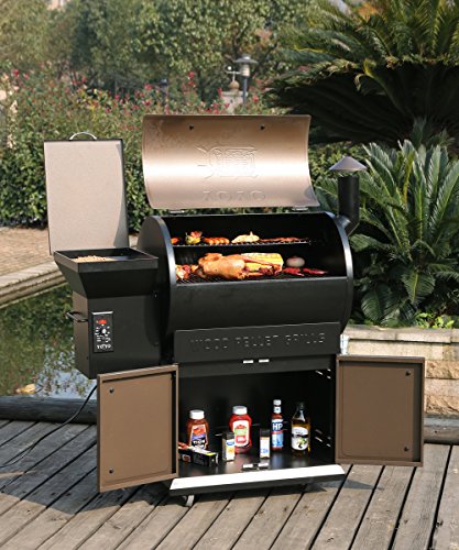 YOYO Wood Pellet Grill and Smoker 679 sq in BBQ with Digital Controls 22K BTU Barbecue Smoker Review