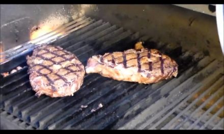 Rib Eye Steaks Using Grill Grates & Louisiana Wood Pellet Grill