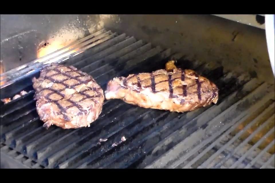 Rib Eye Steaks Using Grill Grates & Louisiana Wood Pellet Grill