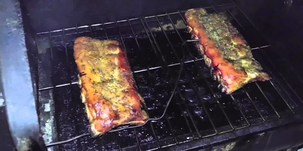 Kicked Up Garlic Ribs on a GMG Davy Crocket Pellet Grill