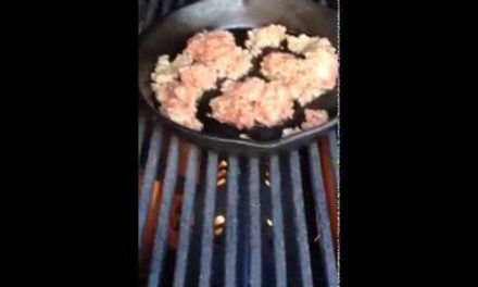 Cooking with a frying pan on a pellet grill??