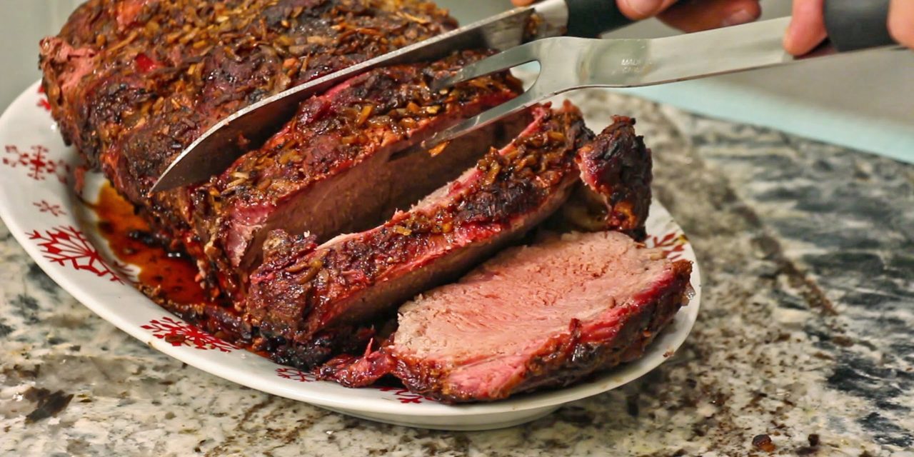 HeyKayli Cooks Prime Rib on the Camp Chef Pellet Grill