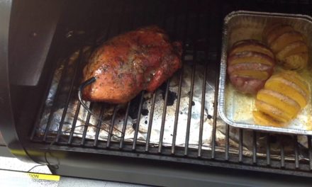 Pork Sirloin Roast And Butter Potatoes / Rec Tec Pellet Grill