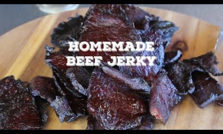 Homemade Beef Jerky | On the the Traeger Grill