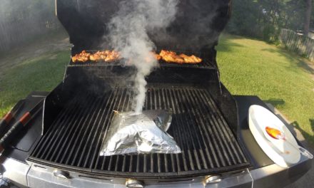 The BEST gas grill smoke bomb! Fast, Easy, No mess!