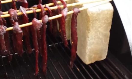 Homemade Beef Jerky on Camp Chef pellet grill