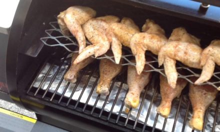 Candied Wings, Legs, Sweet Baby Rays / Pellet Grill