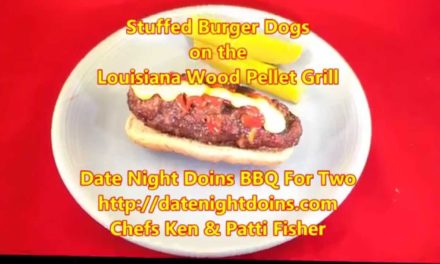 Stuffed Burger Dogs on the Louisiana Wood Pellet Grill