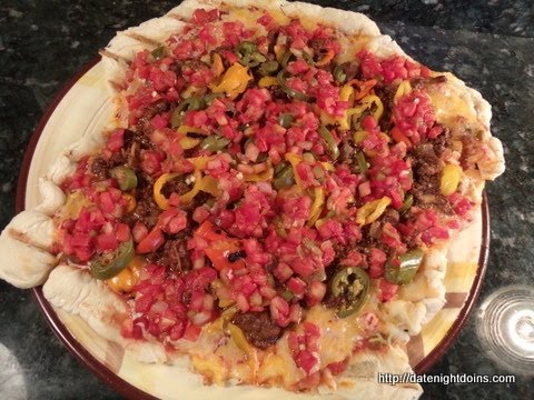 Taco Pizza  on the Louisiana Pellet Grill