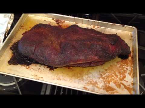 Traeger beef brisket for Super Bowl