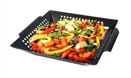 Arctic Monsoon Stainless Steel Non-Stick Grilling Basket, Black Review