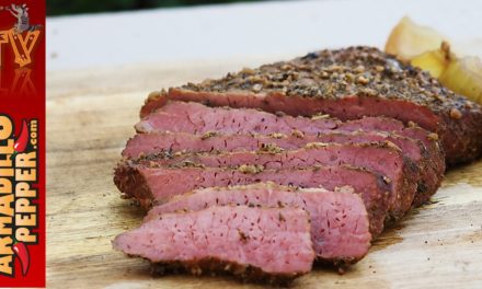 How to Smoke Corned Beef Brisket and Sriracha Cabbage