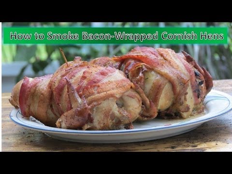 How to Smoke Bacon-Wrapped Cornish Hens | Armadillo Pepper