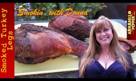 Smoked Turkey Legs with Carolina Reapers | Electric Smoker