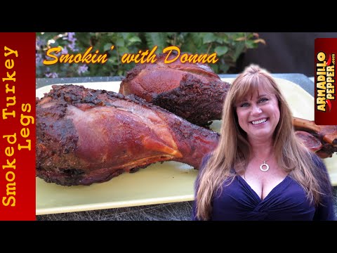 Smoked Turkey Legs with Carolina Reapers | Electric Smoker