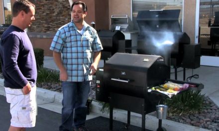 Green Mountain Wood Pellet Grill at Work