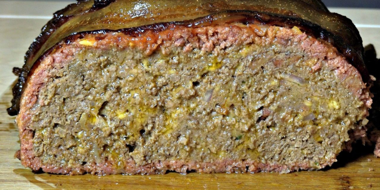 SmokingPit.com – Bacon Cheeseburger Meatloaf Recipe Slow Cooked on a Yoder YS640 Pellet Grill
