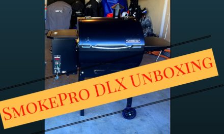 Camp Chef SmokePro DLX pellet grill unboxing and assembly