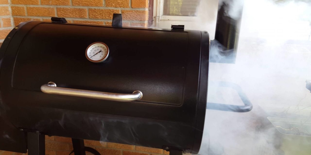 4k pellet grill smokin!