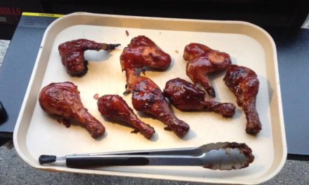 Chicken Legs And Wings Candied On The Rec Tec Pellet Grill