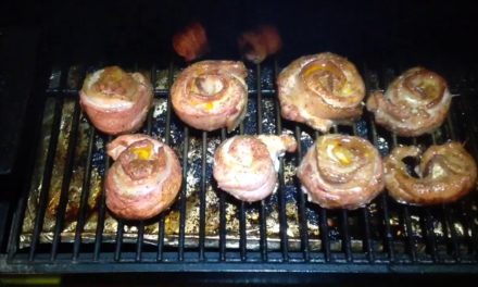 Pork Tenderloin Bacon Pin Wheels on the Rec Tec Pellet Grill