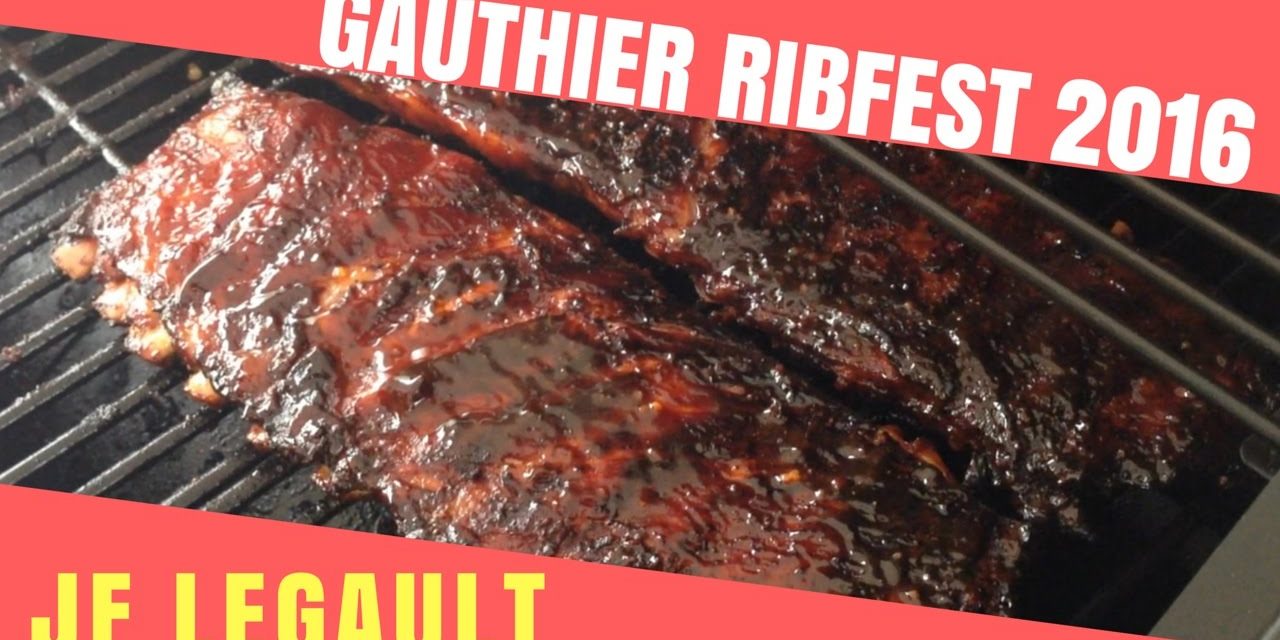 Gauthier Ribfest 2016 – Meet the challengers: JF Legault (pork ribs on Louisiana Pellet Grill)