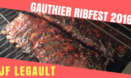 Gauthier Ribfest 2016 – Meet the challengers: JF Legault (pork ribs on Louisiana Pellet Grill)