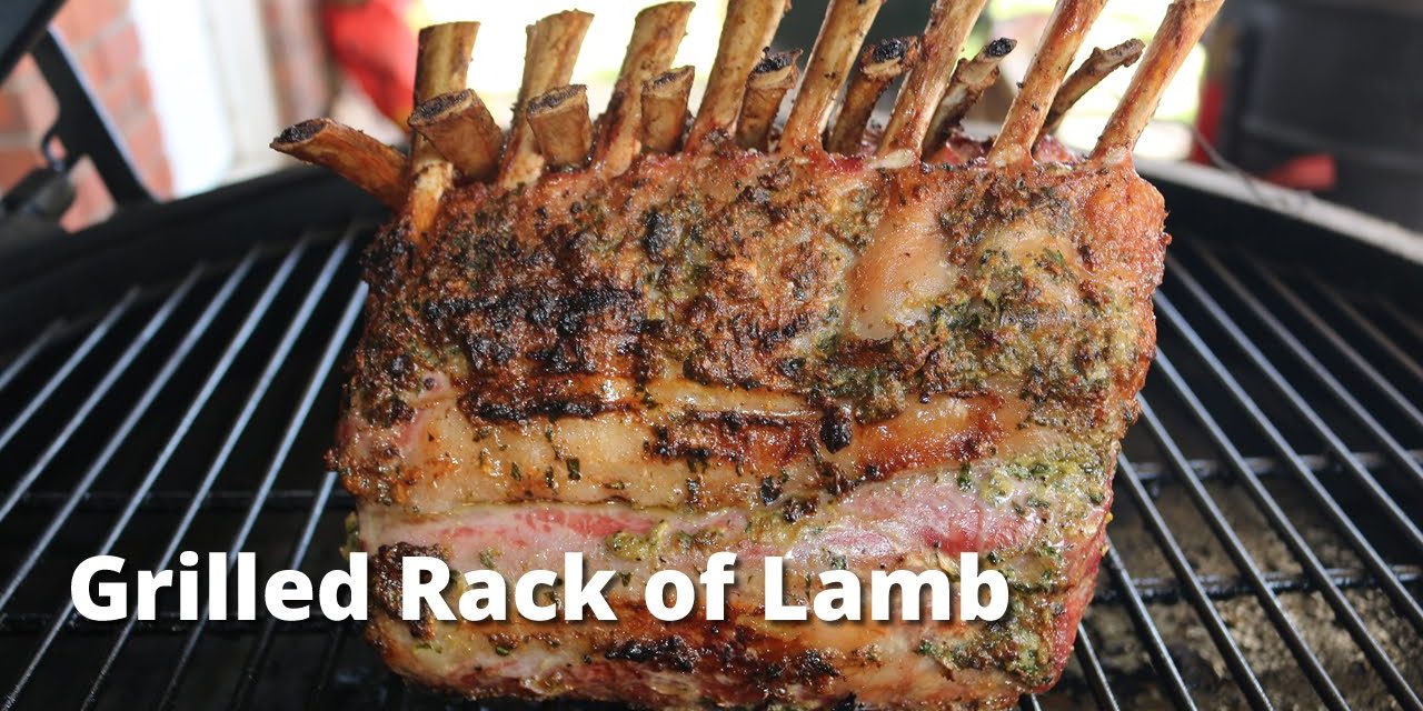 Grilled Rack of Lamb on Big Green Egg | Herb Crusted Rack of Lamb Recipe with Malcom Reed