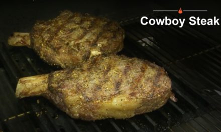 How to grill a Cowboy Steak – Green Mountain Pellet Grills – Loot N’ Booty & Chef John