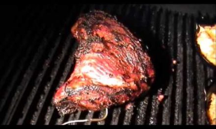 Tri Tip Slow Smoked with Mushroom Wine Sauce  on the Louisiana Pellet Grill