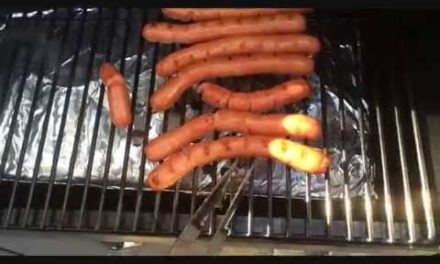 Hot Dogs Cooked on a Traeger Grill