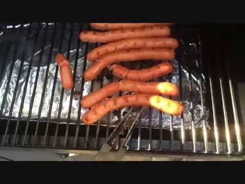 Hot Dogs Cooked on a Traeger Grill