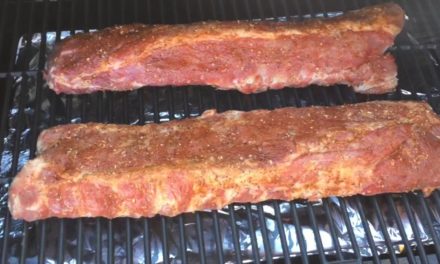 Smoked Ribs on a wood pellet grill