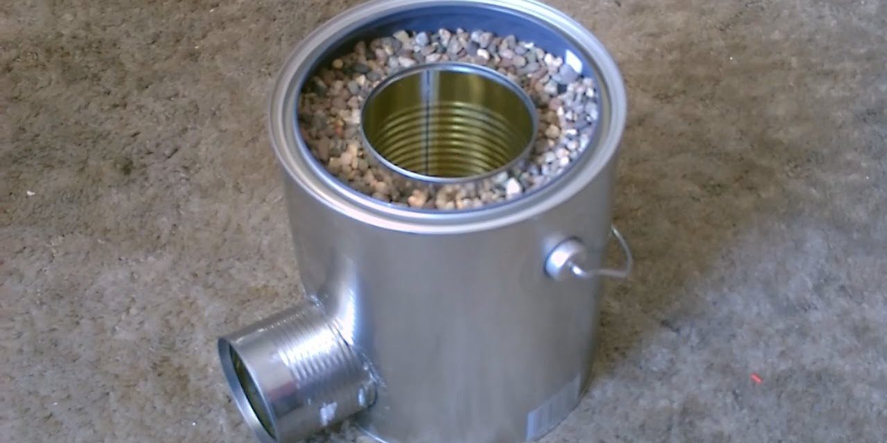 Homemade TIN CAN Rocket Stove – DIY Rocket Stove – Awesome Stove! – EASY instructions!