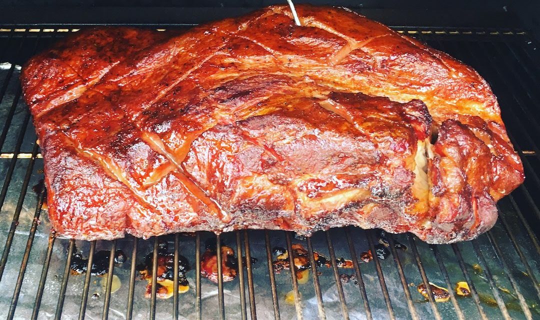 Brisket on the Green Mountain Grill