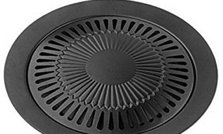 Grill Stovetop Indoor Cast Pan Stove Cover Griddle BBQ Burner Smokeless Stove Top Plate Healthy Kitchen Review