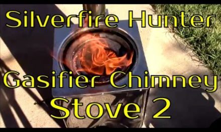 Silverfire Hunter Gasifier Chimney Stove Part 2