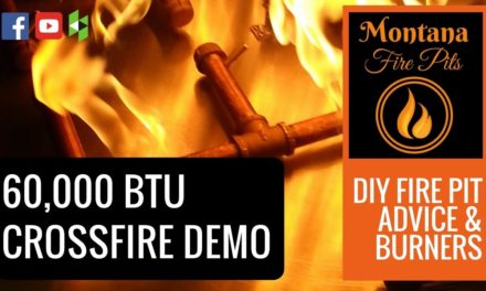 Warming Trends Burner – Montana Fire Pits – 60K BTU Demo