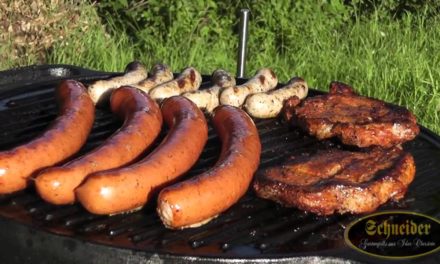 Grillplatte aus Gusseisen