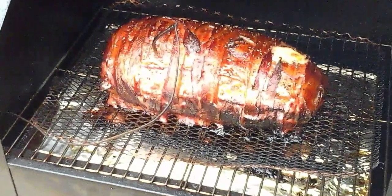 Green Mountain  Pellet Grill  BACON BOMB   Part 2