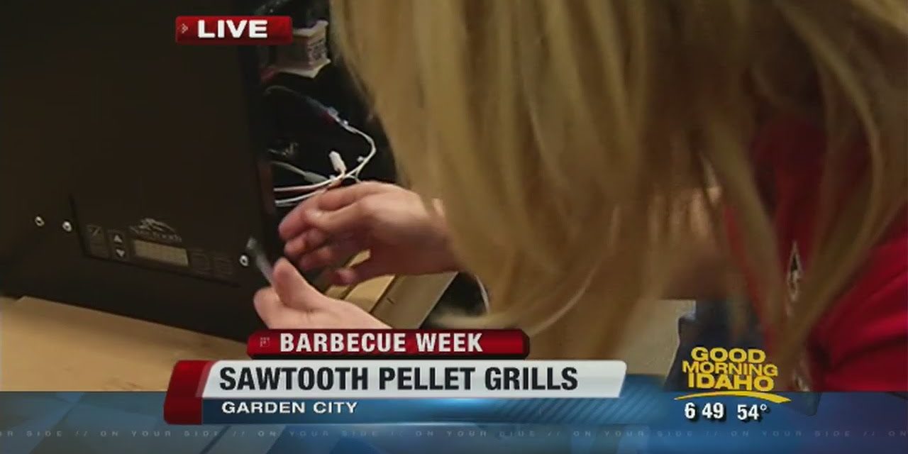 Reporter Lauren Johnson learns how to assemble a pellet grill for bbq week