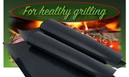 BBQ Grill Mat by Dutch Goods – Set of 2 – 100% Non-Stick Barbecue Mats for Healthy Grilling and Baking. Reusable, Dishwasher Safe Sheets, Perfect for Gas, Charcoal, Electric Grills and Ovens. Review