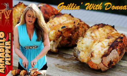 Grilled Lobster Tails with Sriracha-Garlic Butter