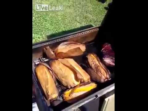 Guy Makes BBQ Smoker Out Of File Cabinet