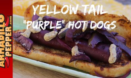 Smoked Yellow Tail Hot Dogs in the Masterbuilt Smoker