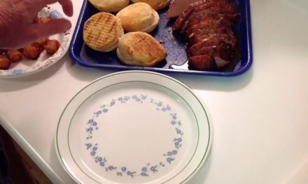 Pellet Grill Pork Sirloin, Biscuits and Air Fryer Bacon Wrapped Tator Tots