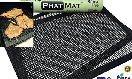 The PhatMat Grill Mat (2) – Non-stick Grill and BBQ Mesh – Grills, Smokers, Eggs – Food Doesn’t Fall Through Grates – Yes to Mesh! Review