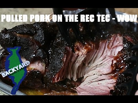 Backyard Pulled Pork on the REC TEC – How to get a deep smoke ring